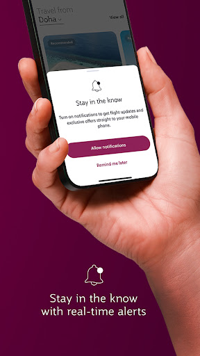 Captura de pantalla de Qatar Airways