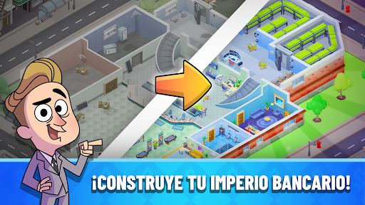 Captura de pantalla de Idle Bank Tycoon: Hazte rico