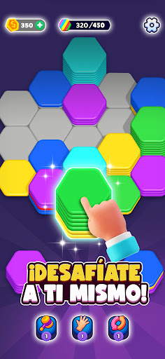 Captura de pantalla de Hexa Sort