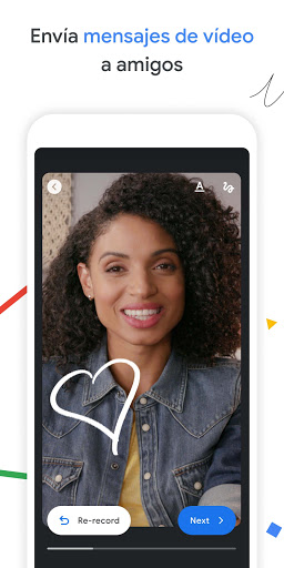 Captura de pantalla de Google Meet