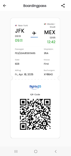 Flugverfolgung - Flights25 Screenshot