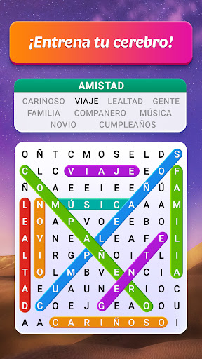 Captura de pantalla de Sopa de Letras Español