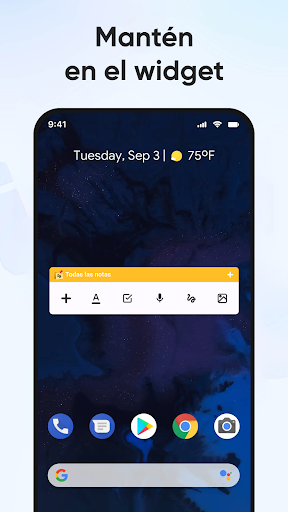 Captura de pantalla de Notas: Bloc de notas, Notebook
