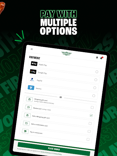 Captura de pantalla de Wingstop