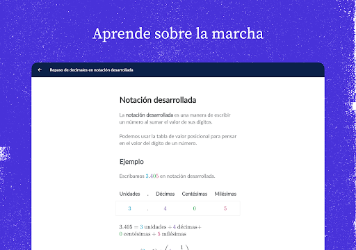 Captura de pantalla de Khan Academy