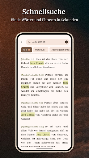 KJV Bibel - Lutherbibel Screenshot