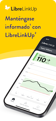 Captura de pantalla de LibreLinkUp