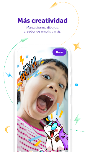 Captura de pantalla de Kinzoo Chat para Familias