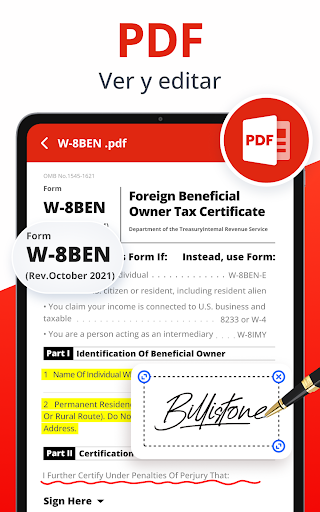 Captura de pantalla de Word Documentos: Abrir Archivo