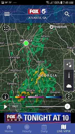 Captura de pantalla de FOX 5 Storm Team Weather Radar