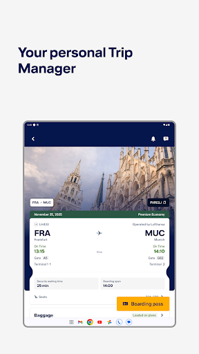 Captura de pantalla de Lufthansa
