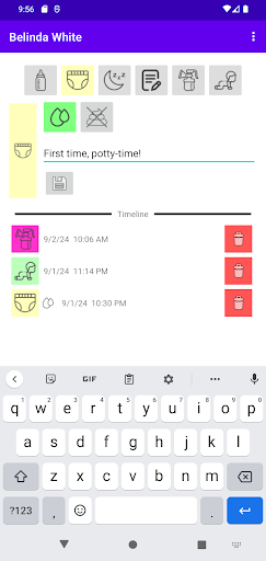 Captura de pantalla de Baby Buddy for Android