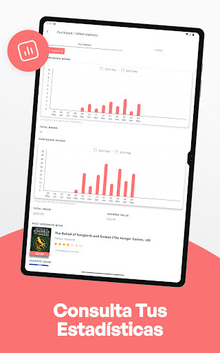 Captura de pantalla de Bookshelf - Biblioteca virtual
