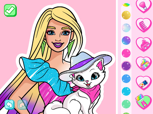 Barbie Farbkreationen Screenshot