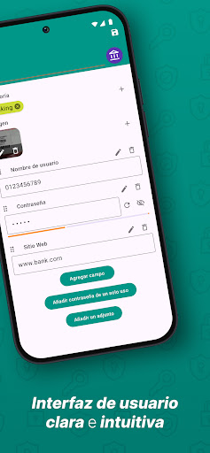 Captura de pantalla de Password Safe and Manager