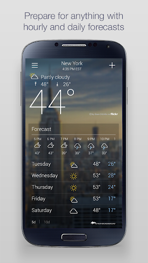 Yahoo Weather: Forecast & Maps screenshot
