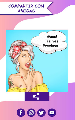 Captura de pantalla de Creador de tiras cómicas