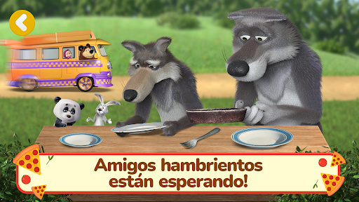 Captura de pantalla de Masha y el Oso Juegos de Pizza