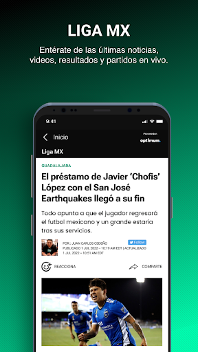 Captura de pantalla de TUDN: TU Deportes Network