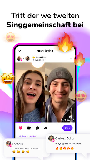 Smule: Sing & Nimm Karaoke auf Screenshot