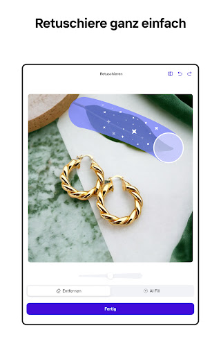 Photoroom: KI-Fotoeditor Screenshot