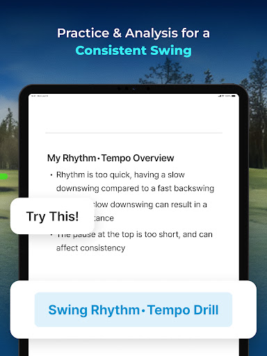 Captura de pantalla de GolfFix: Análisis de Swing IA