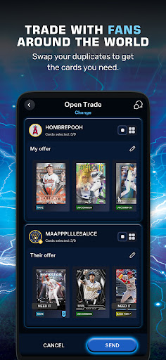 Topps® BUNT® MLB Card Trader screenshot