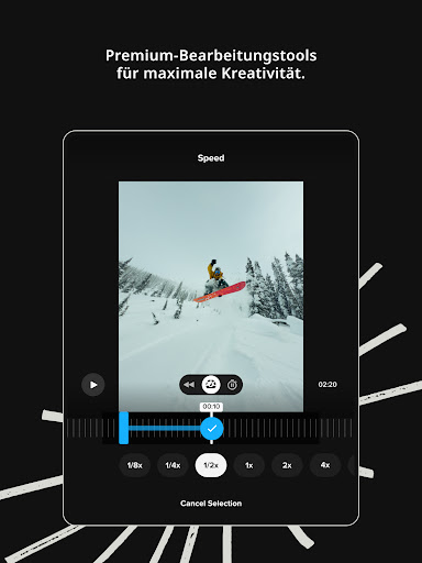 GoPro Quik: Video-Editor Screenshot