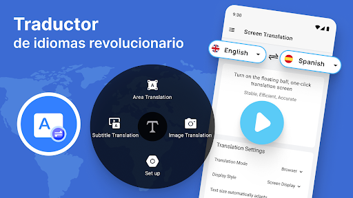 Captura de pantalla de Traducción de pantalla
