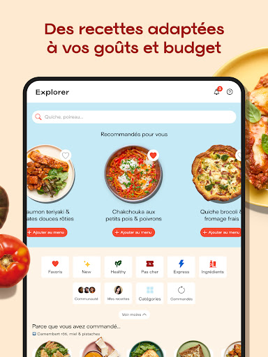 Jow - Recettes et courses Screenshot