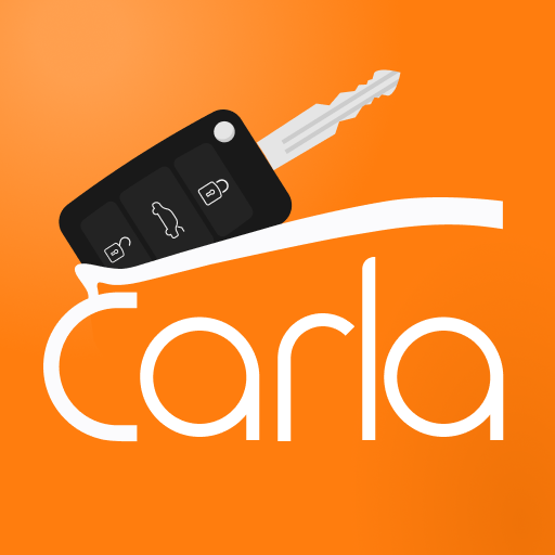 Carla Mietwagen Autovermietung-Symbol