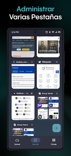 Captura de pantalla de Aloha Navegador Privado - VPN