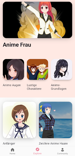 Anime zeichnen lernen app Screenshot