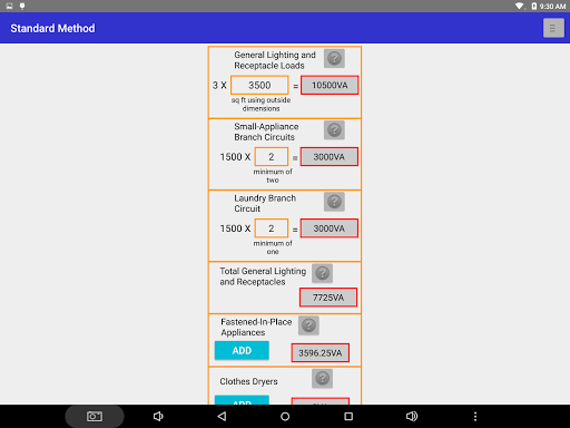 Electrician's Bible Screenshot