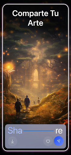 Captura de pantalla de DaVinci - Crea imágenes con IA
