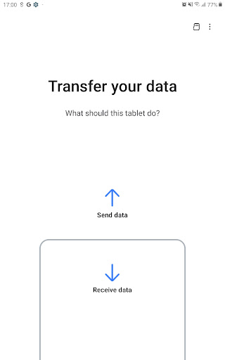 Samsung Smart Switch Mobile screenshot