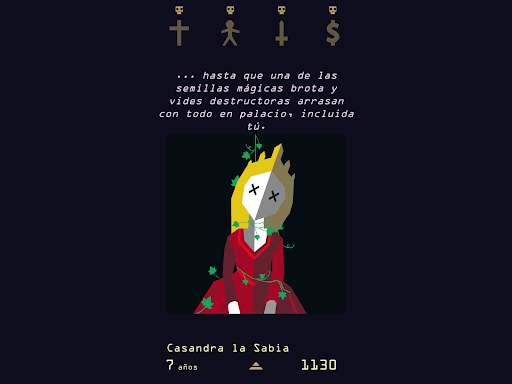 Captura de pantalla de Reigns: Her Majesty