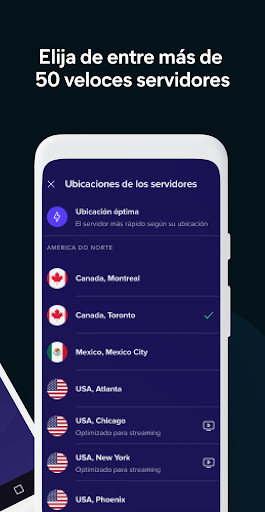 Captura de pantalla de Avast SecureLine VPN Segura