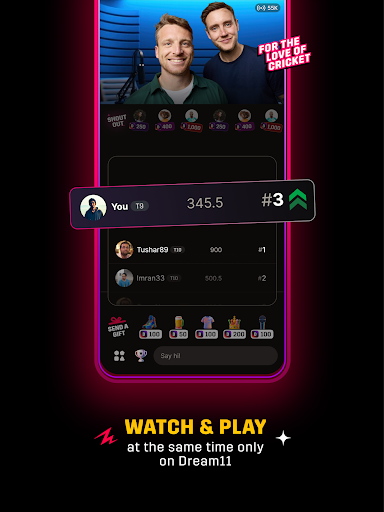 Captura de pantalla de Dream11: Sports Watch Along