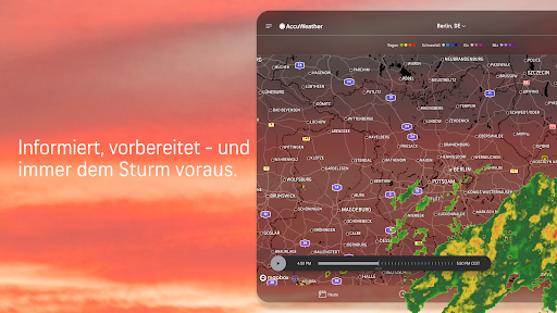 AccuWeather: Wetterradar Screenshot