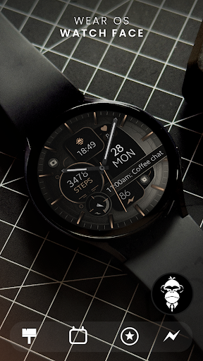Captura de pantalla de Dream 132 bronze watch face