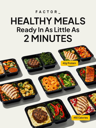 Captura de pantalla de Factor_ Prepared Meal Delivery
