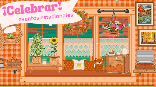 Captura de pantalla de Window Garden - Lofi Idle Game