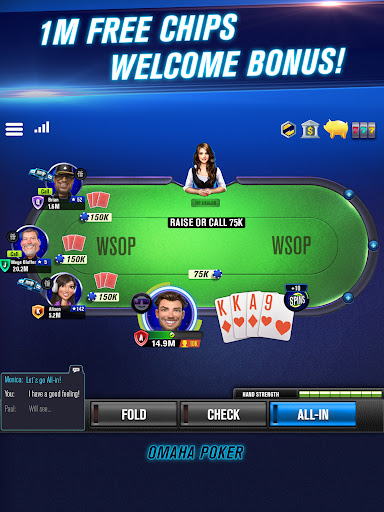 Captura de pantalla de WSOP Poker: Texas Holdem Game