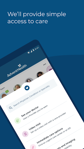 Captura de pantalla de AdventHealth