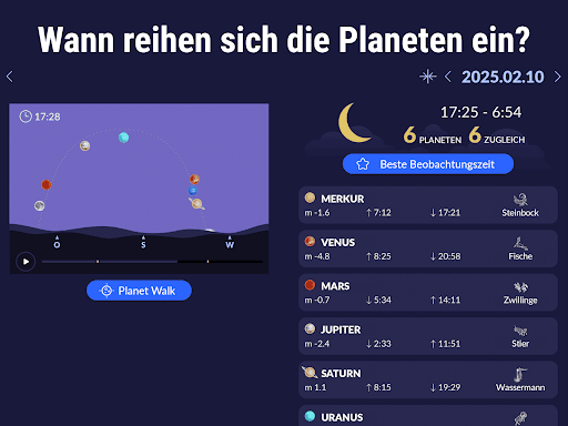 Star Walk 2 Plus: Sternenkarte Screenshot