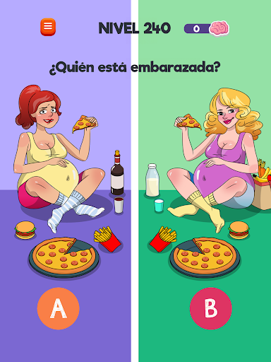 Captura de pantalla de Riddle Test: Juego Acertijos