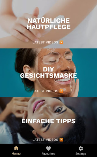 Hautpflege und Gesichtspflege Screenshot