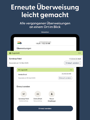 Remitly: Geld senden Screenshot