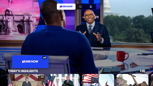 Captura de pantalla de MS NOW: Watch Live News